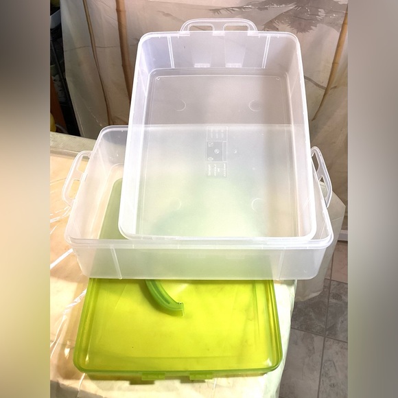 Snapware 2 layers stackable boxes with handle - Picture 4 of 4